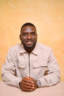 Oyewale smiling
